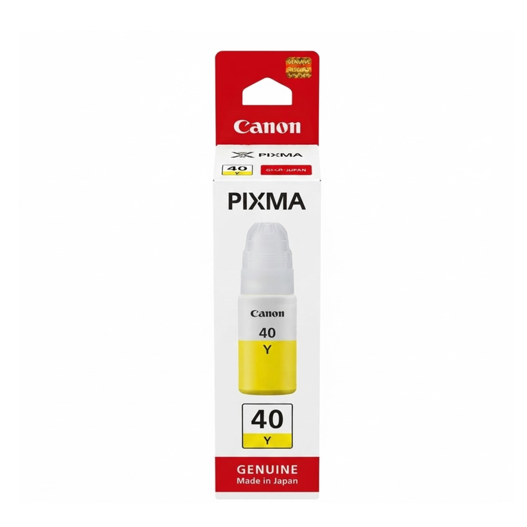 CANON GI-40 YELLOW ORIGINAL INK BOTTLE, GI-40 Y